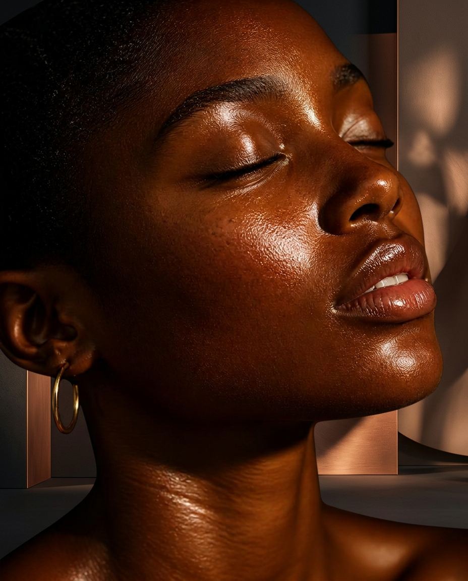 Glowing skin portrait